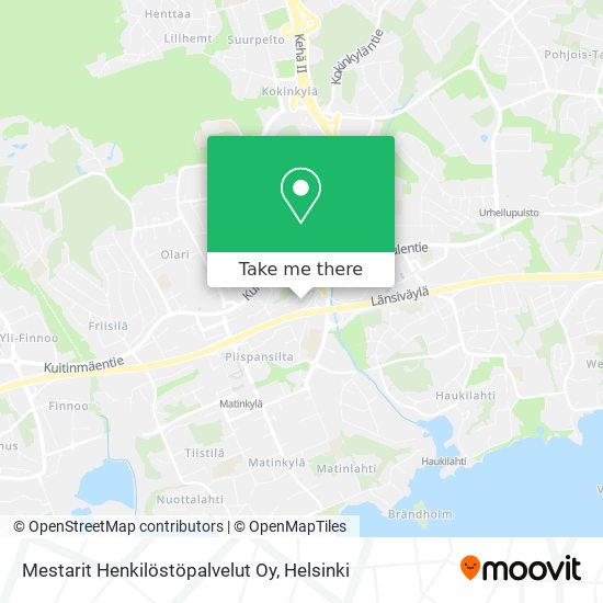 Mestarit Henkilöstöpalvelut Oy map