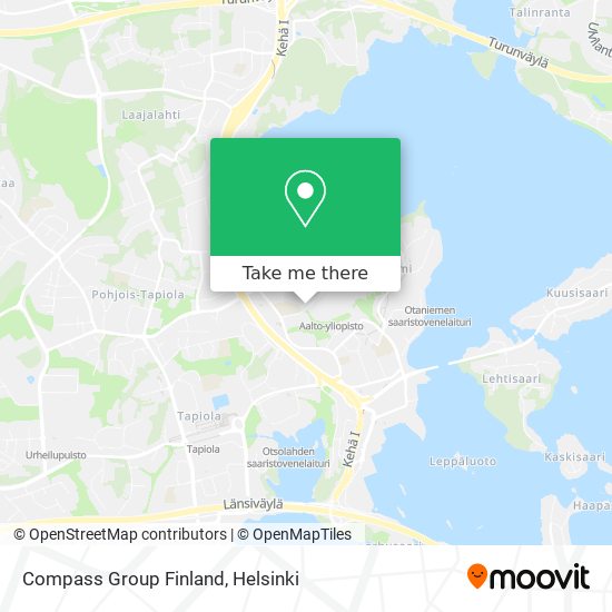 Compass Group Finland map