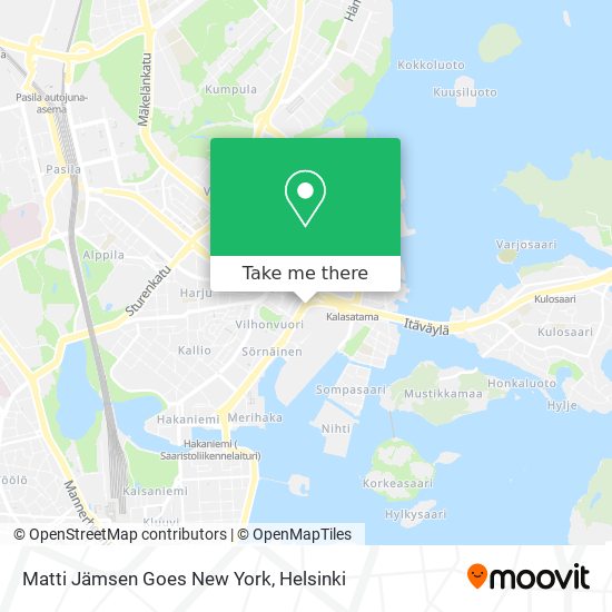 Matti Jämsen Goes New York map