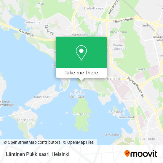 Läntinen Pukkisaari map