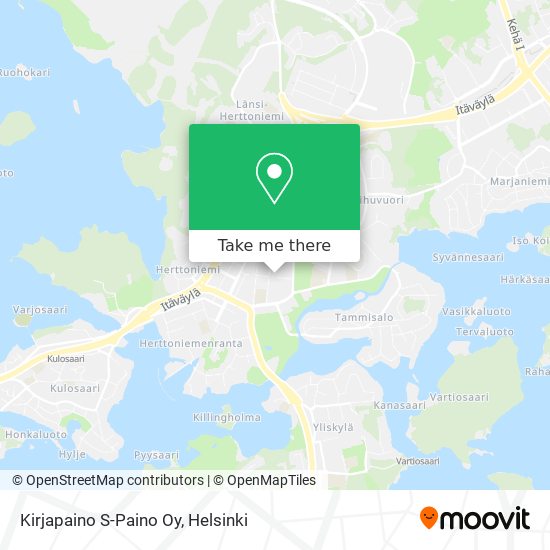 Kirjapaino S-Paino Oy map