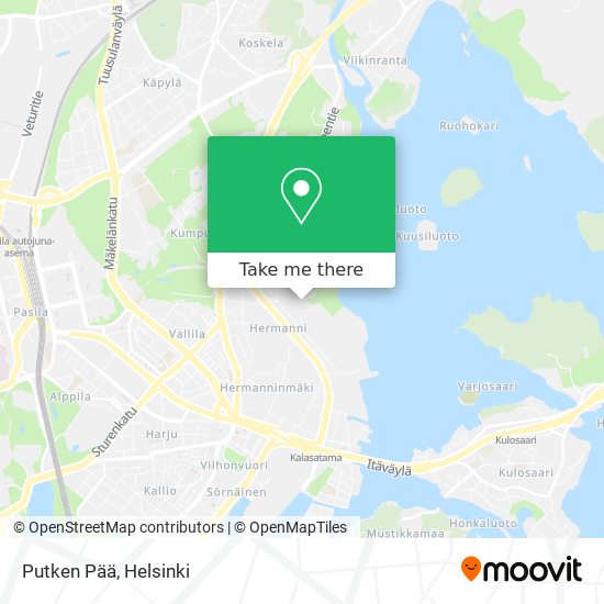 Putken Pää map