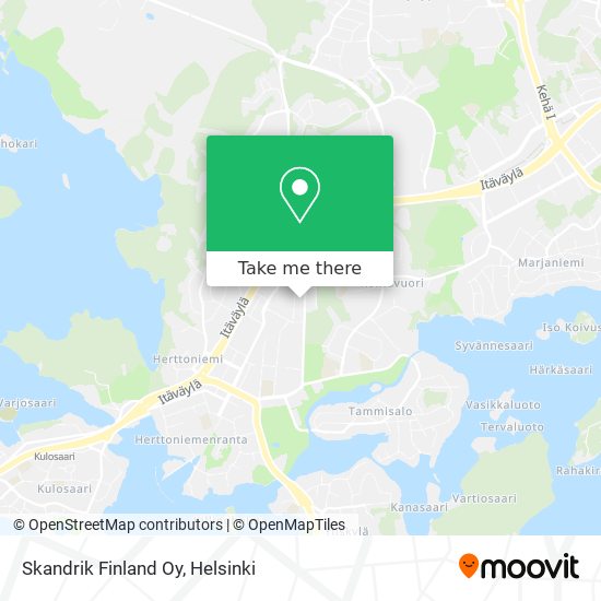 Skandrik Finland Oy map