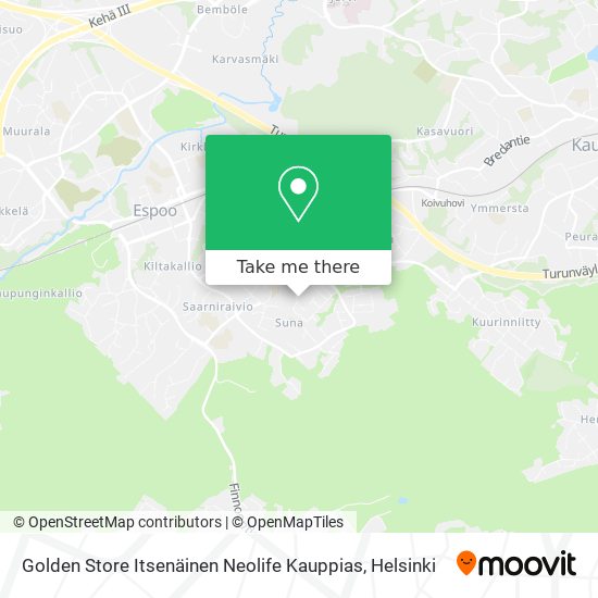 Golden Store Itsenäinen Neolife Kauppias map