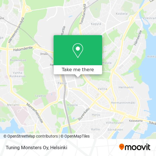 Tuning Monsters Oy map