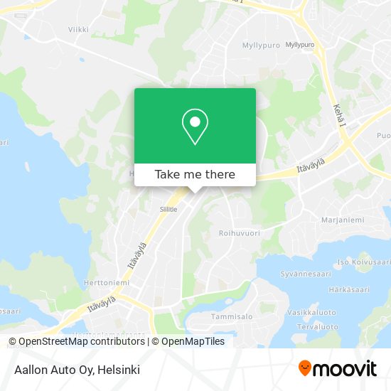 Aallon Auto Oy map