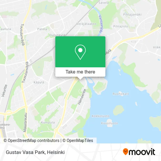 Gustav Vasa Park map