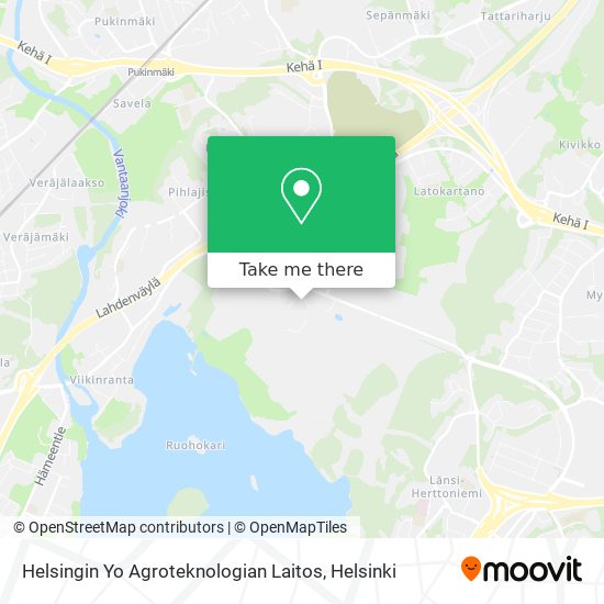 Helsingin Yo Agroteknologian Laitos map