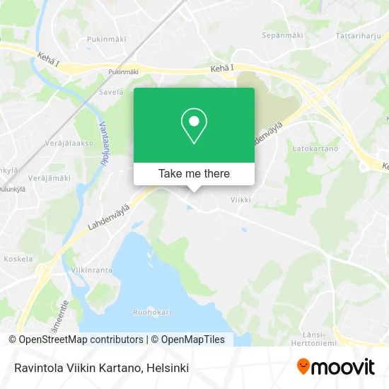 Ravintola Viikin Kartano map