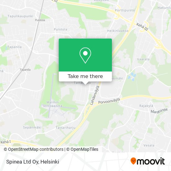 Spinea Ltd Oy map