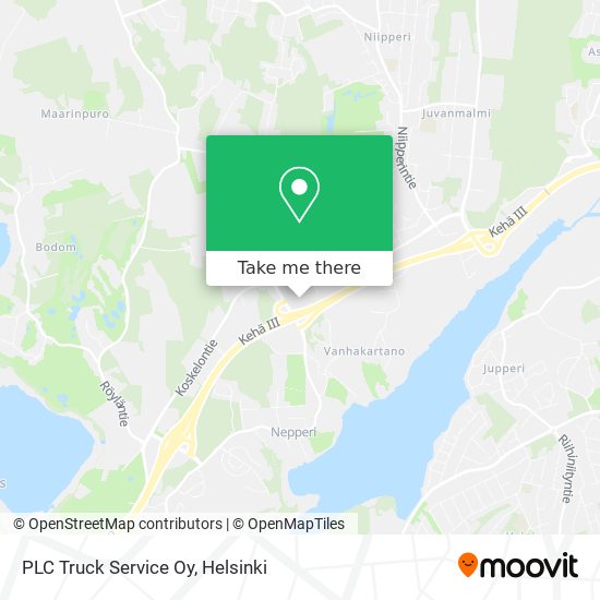 PLC Truck Service Oy map