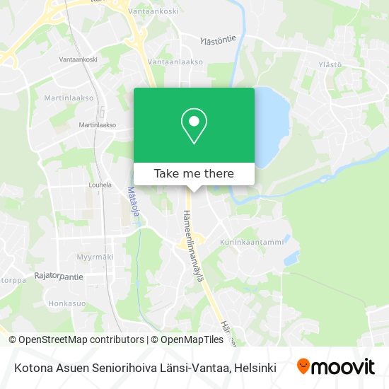 Kotona Asuen Seniorihoiva Länsi-Vantaa map