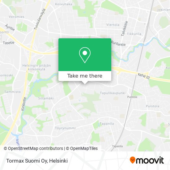 Tormax Suomi Oy map