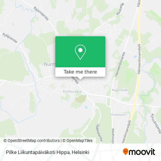 Pilke Liikuntapäiväkoti Hippa map