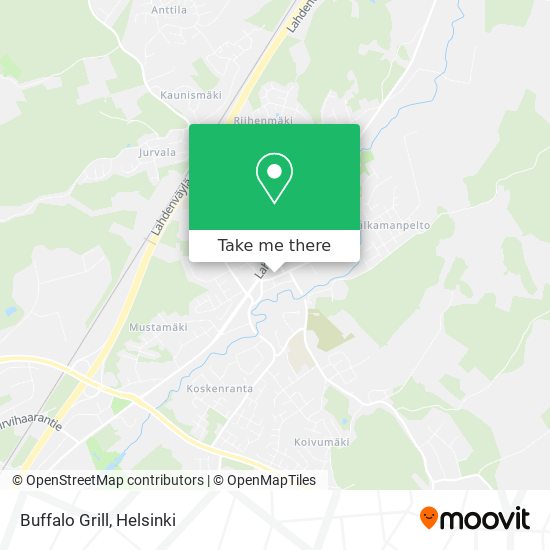 Buffalo Grill map