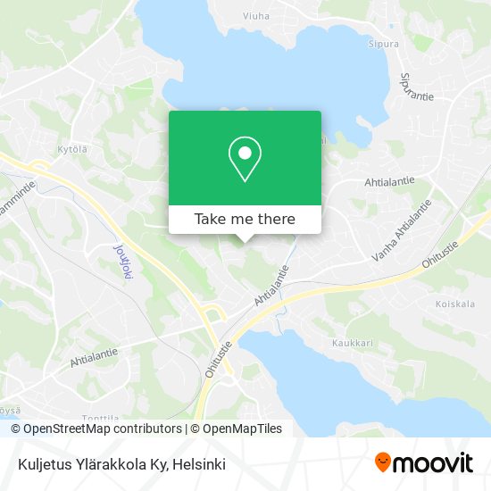 Kuljetus Ylärakkola Ky map