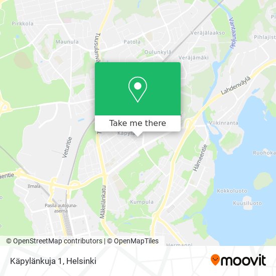 Käpylänkuja 1 map
