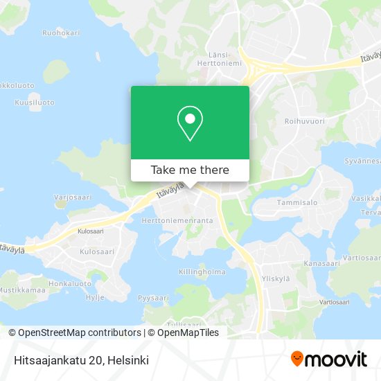 Hitsaajankatu 20 map