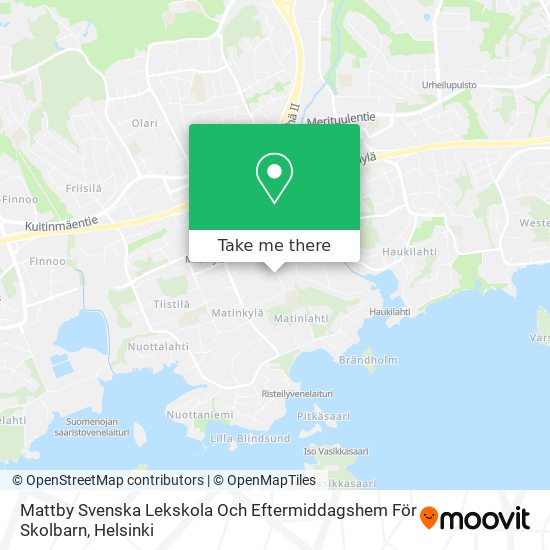 Mattby Svenska Lekskola Och Eftermiddagshem För Skolbarn map