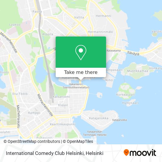 International Comedy Club Helsinki map