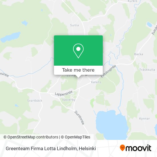 Greenteam Firma Lotta Lindholm map