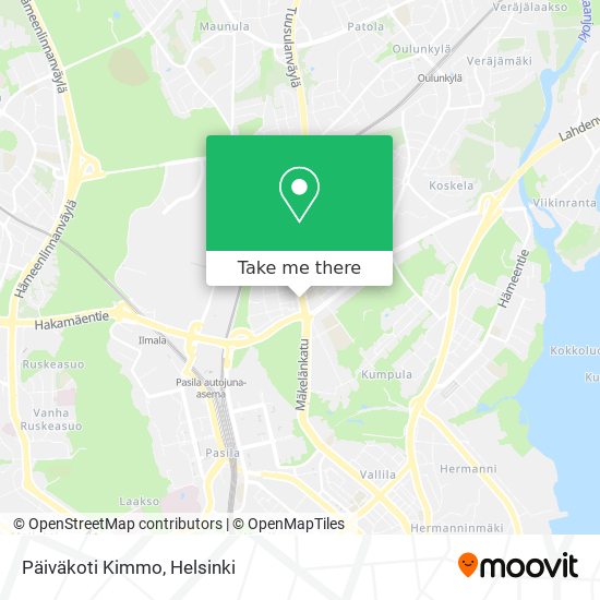 Päiväkoti Kimmo map