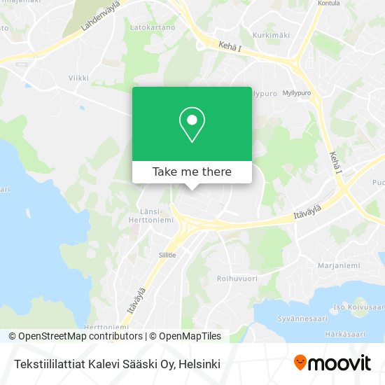 Tekstiililattiat Kalevi Sääski Oy map