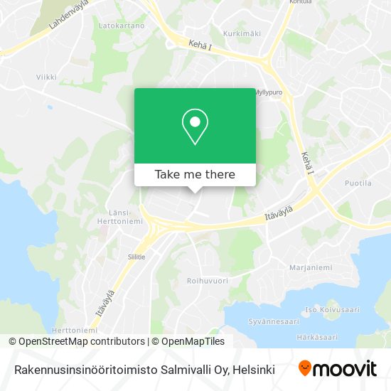 Rakennusinsinööritoimisto Salmivalli Oy map