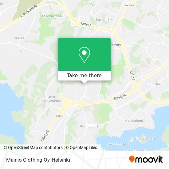 Mainio Clothing Oy map