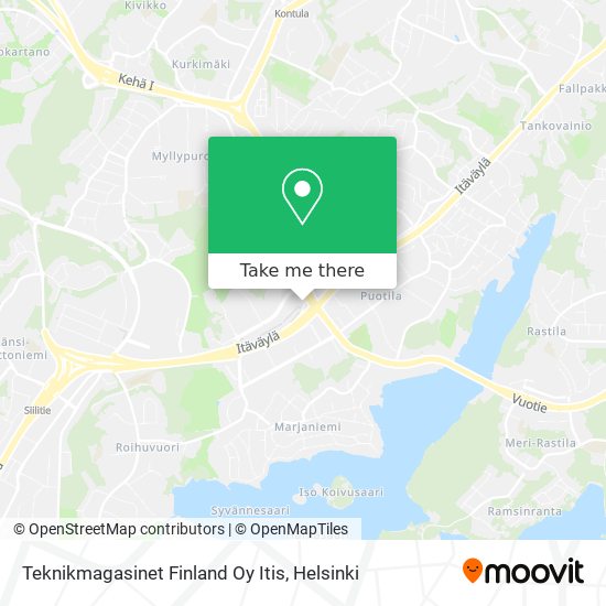 Teknikmagasinet Finland Oy Itis map