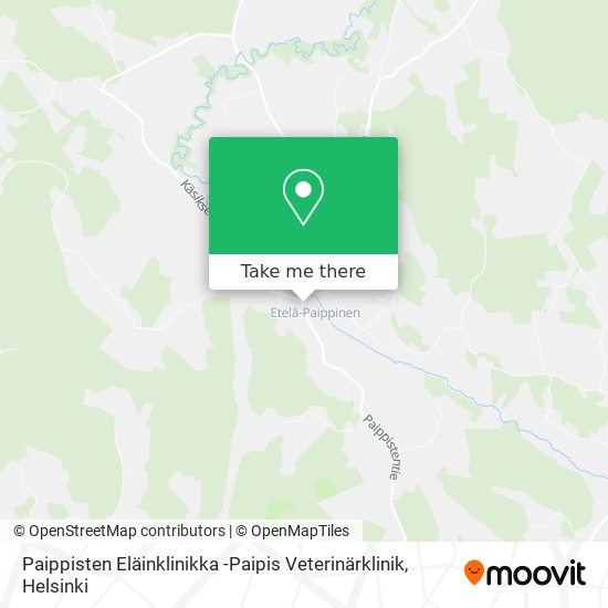 Paippisten Eläinklinikka -Paipis Veterinärklinik map