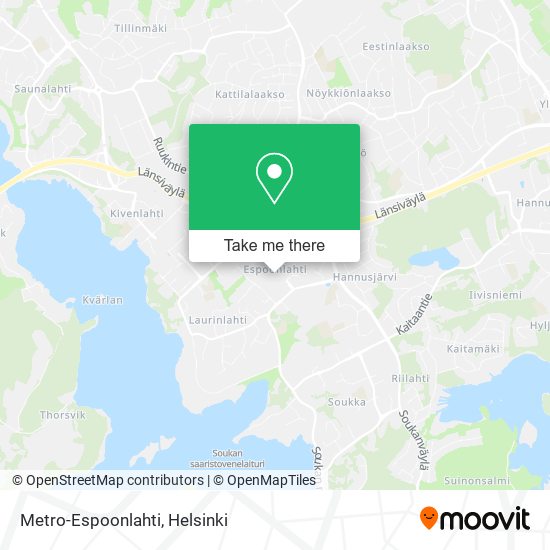 Metro-Espoonlahti map