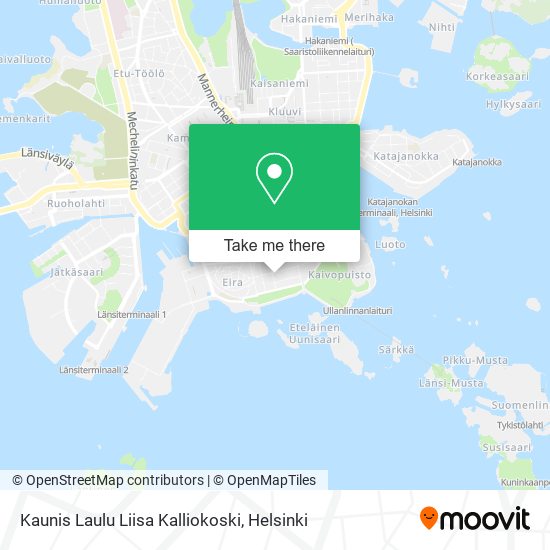 Kaunis Laulu Liisa Kalliokoski map