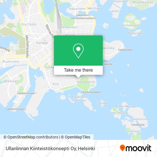 Ullanlinnan Kiinteistökonsepti Oy map
