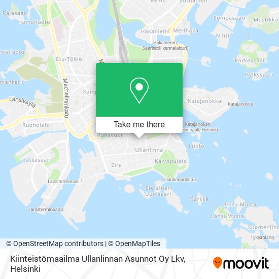Kiinteistömaailma Ullanlinnan Asunnot Oy Lkv map
