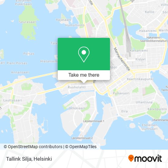 Tallink Silja map