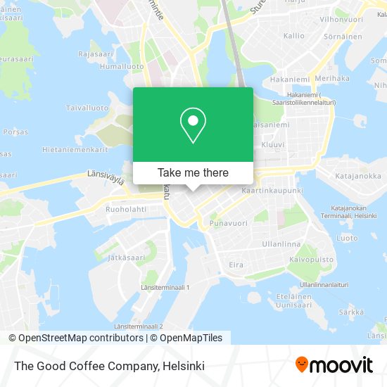 The Good Coffee Company map