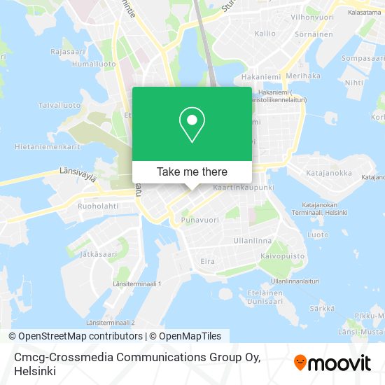 Cmcg-Crossmedia Communications Group Oy map