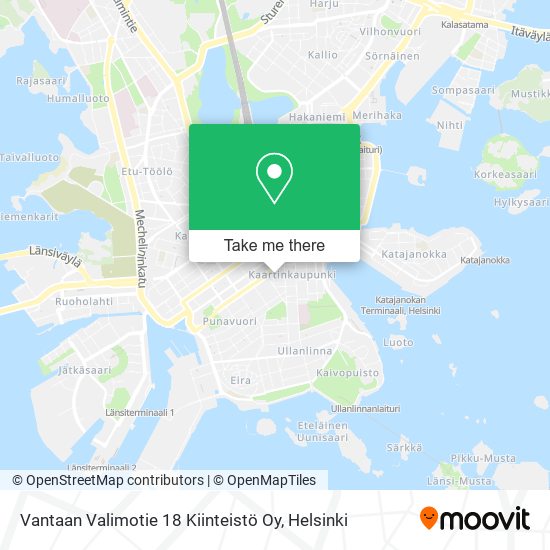 Vantaan Valimotie 18 Kiinteistö Oy map