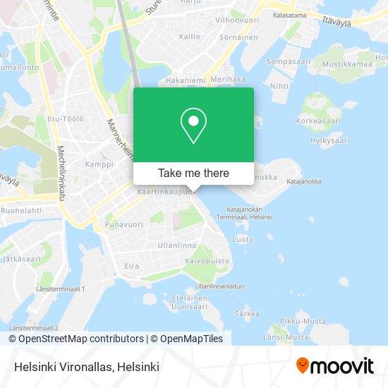 Helsinki Vironallas map