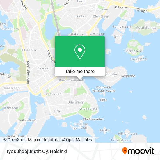 Työsuhdejuristit Oy map