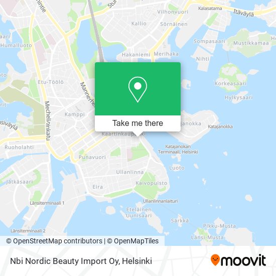 Nbi Nordic Beauty Import Oy map