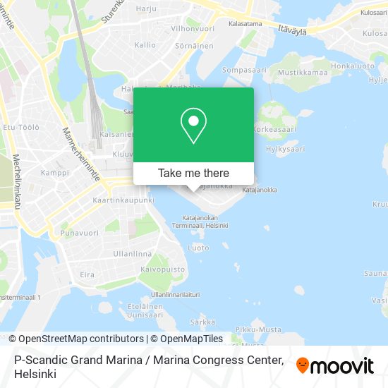 P-Scandic Grand Marina / Marina Congress Center map