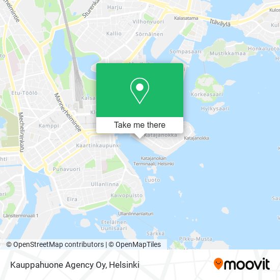 Kauppahuone Agency Oy map
