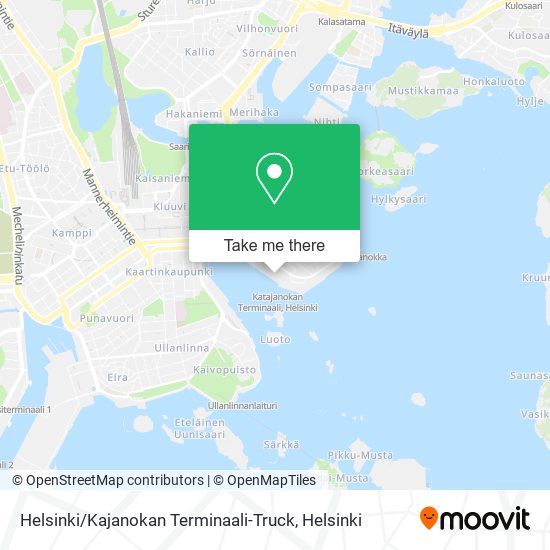 Helsinki / Kajanokan Terminaali-Truck map