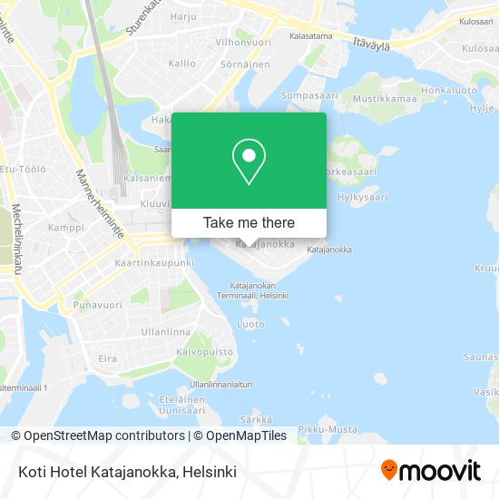 Koti Hotel Katajanokka map