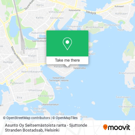 Asunto Oy Seitsemästoista ranta - Sjuttonde Stranden Bostadsab map