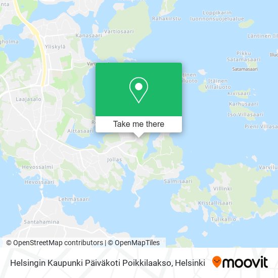 Helsingin Kaupunki Päiväkoti Poikkilaakso map