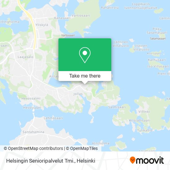 Helsingin Senioripalvelut Tmi. map