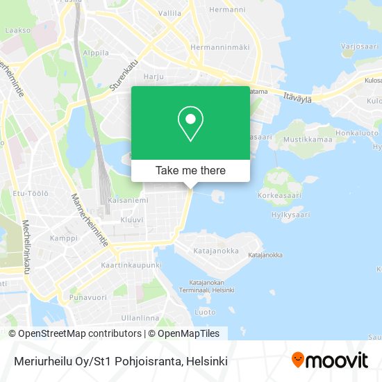 Meriurheilu Oy / St1 Pohjoisranta map
